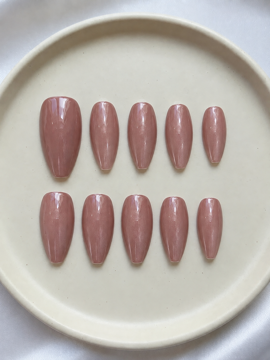 Rosy pink